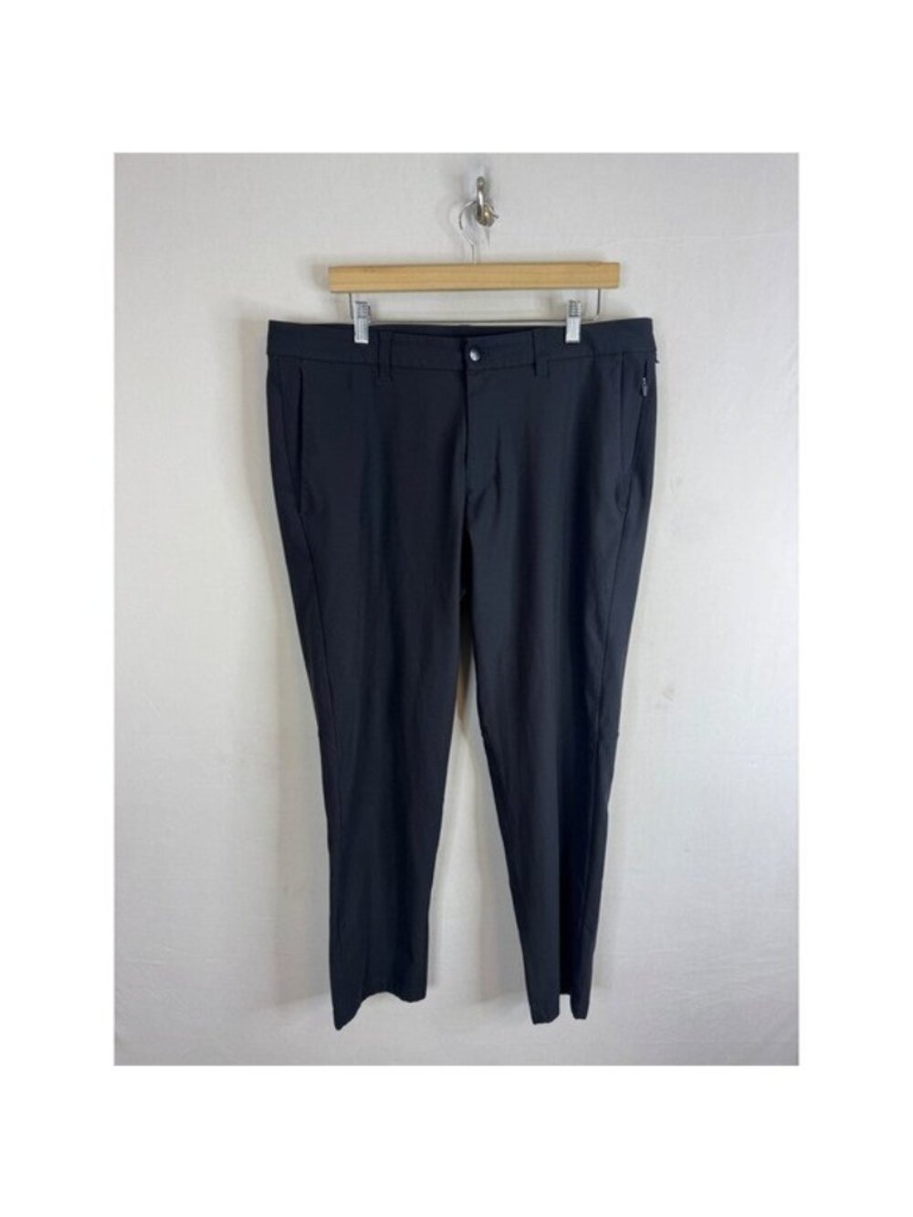 Lululemon Commission Slim Fit Pant Black Mens 36X30 LM5AF3S